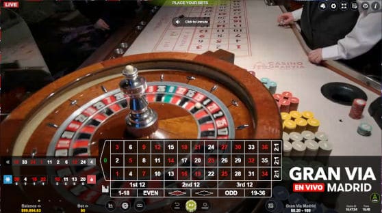 Grand via Madrid Roulette