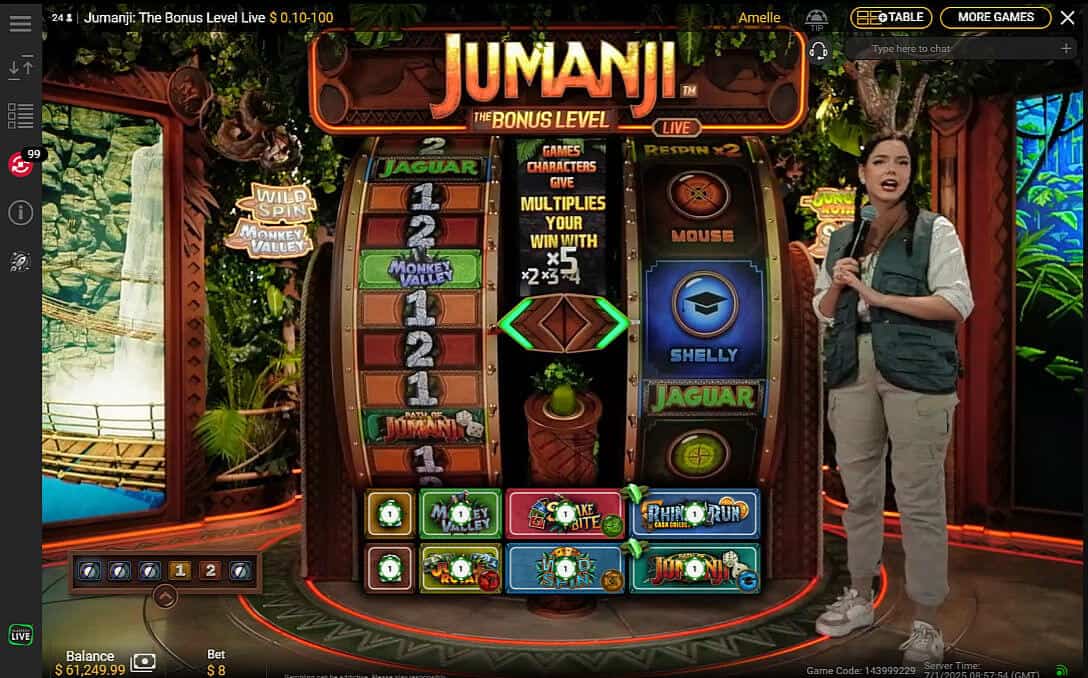 Jumanji live