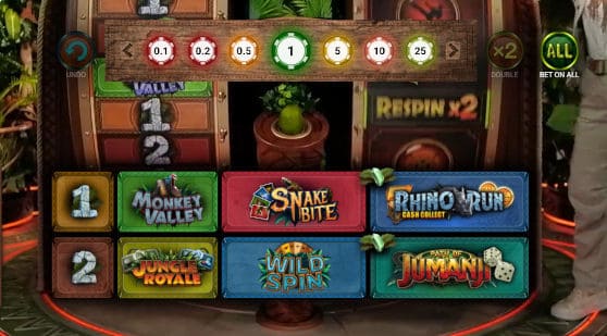 jumanji place your bets