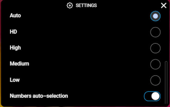 matka select auto number