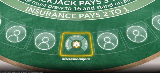 VZN Blackjack Sidebets