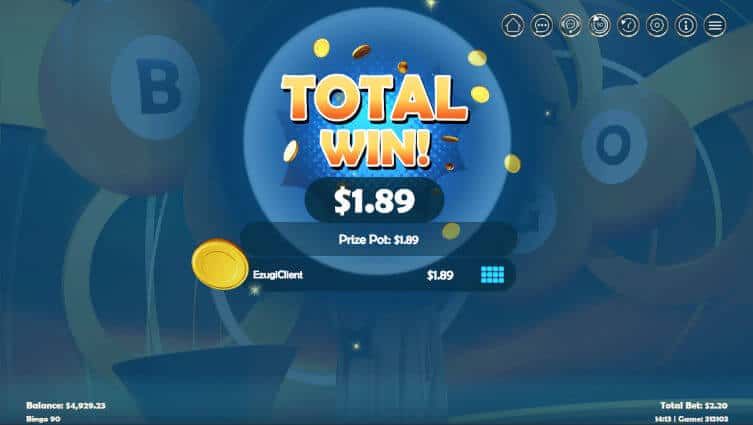 ez bingo 90 win