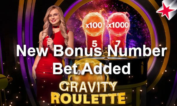 gravity roulette bonus number bet added