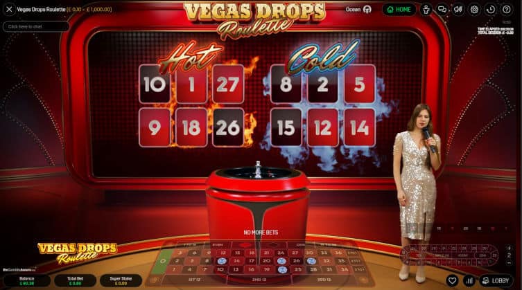 vegas drops roulette bets placed