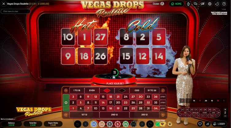 vegas drops roulette betting time