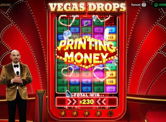 vegas drops roulette bonus win