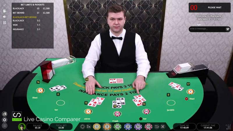 Extreme Live Blackjack