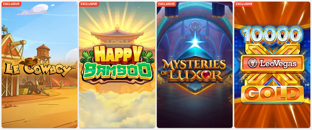 LeoVegas Casino Games