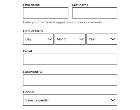 32Red Casino Registration Form