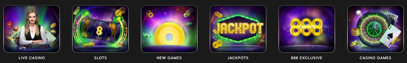 888 Casino Games