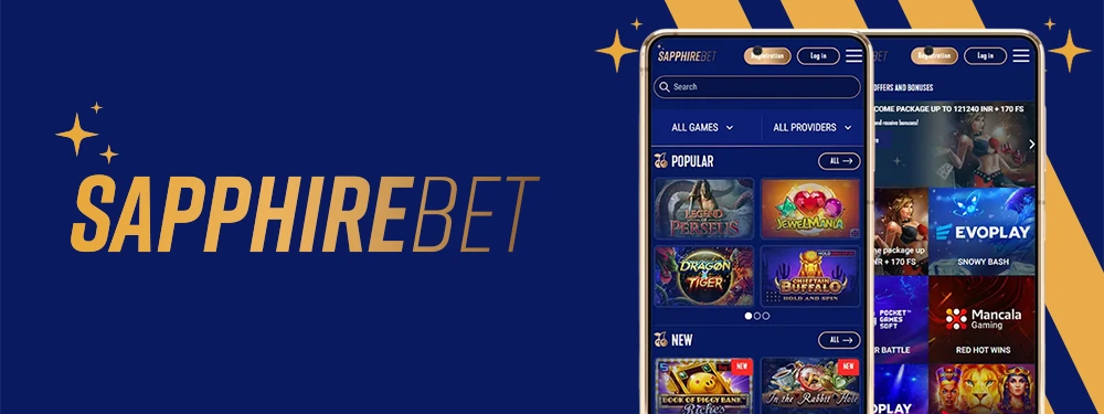 SapphireBet Casino Mobile App