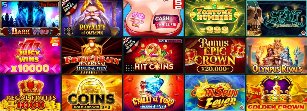 Spinbetter Casino Games Range