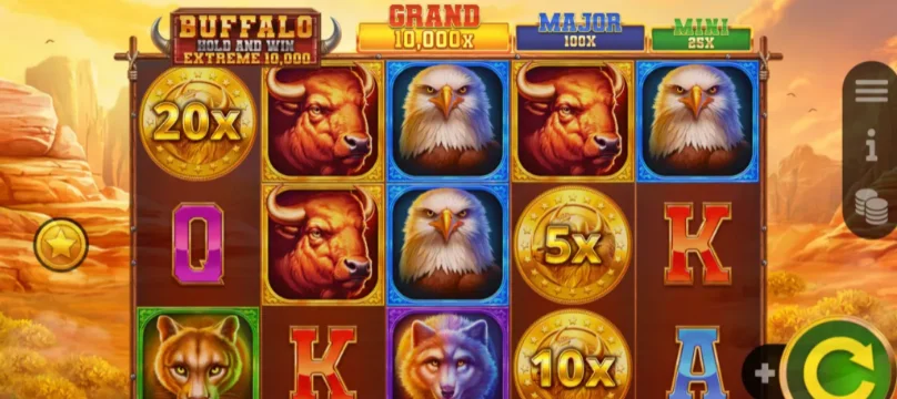 Demo Buffalo Hold and Win Extreme 10,000