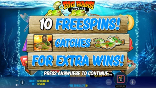 Big Bass Bonanza Free Spins