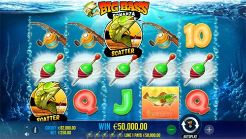 Playing Big Bass Bonanza