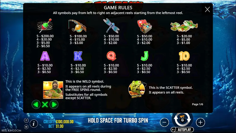 Big Bass Bonanza Rules