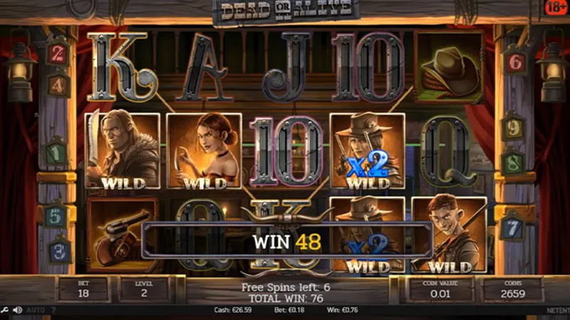 Dead or Alive 2 Free Spins 2