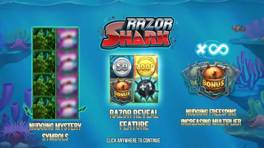 Razor Shark Start Playing