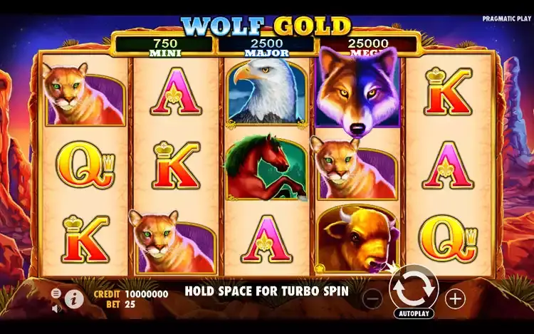 Wolf Gold Start Playing