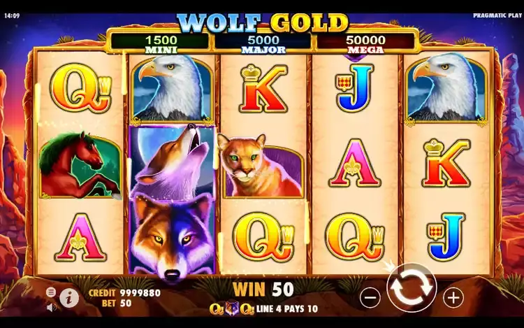 Wolf Gold Win