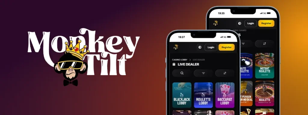 Monkey Tilt Casino mobile
