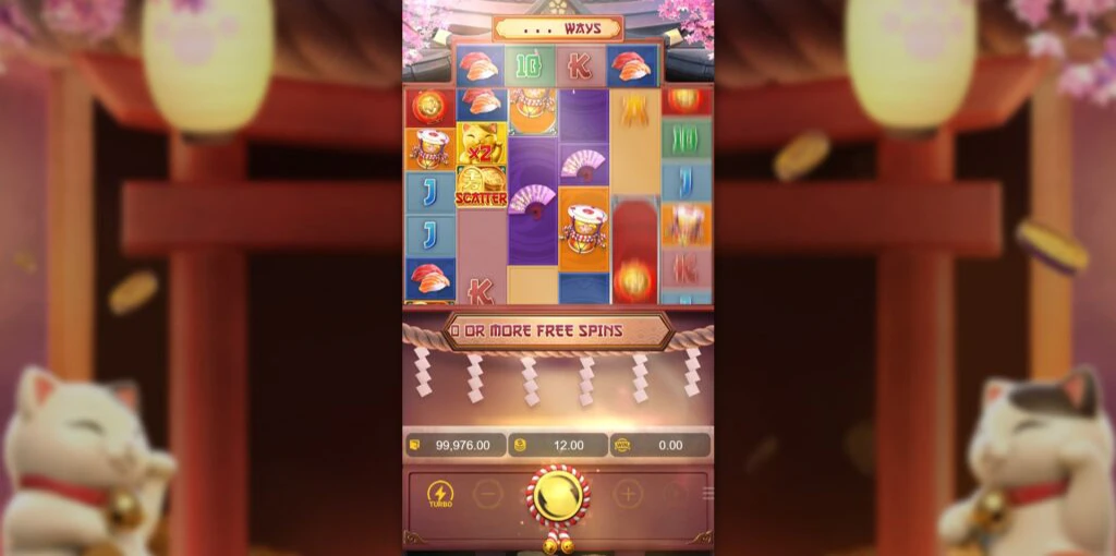 Lucky Neko Slot Scrolling