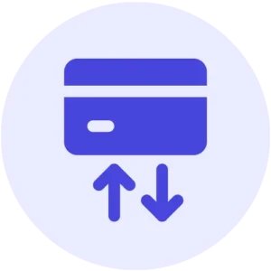 Deposit and Withdraw Logo