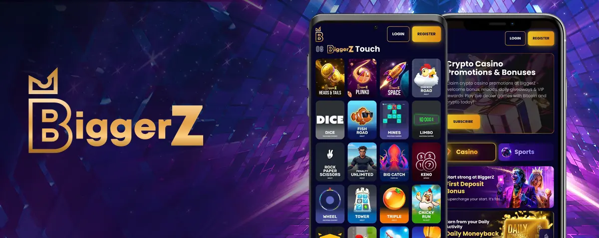 BiggerZ Casino Mobile Gaming
