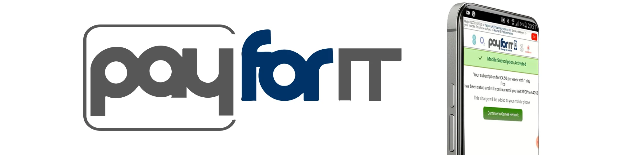 Payforit Mobile Banner