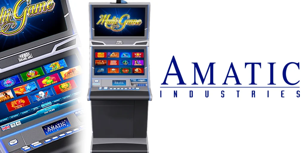 Amatic Industries banner