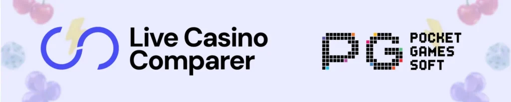 LiveCasinoComparer PG soft Banner