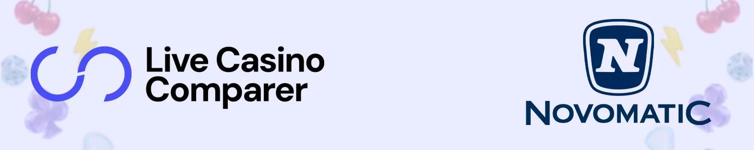 LiveCasinoComparer Novomatic Banner