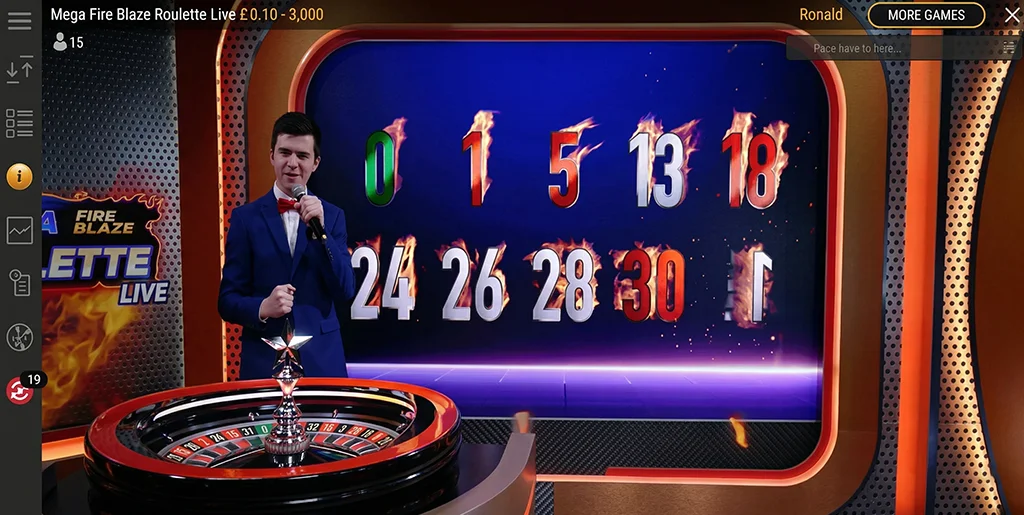 Random assignment of fire borders to numbers on the betting grid