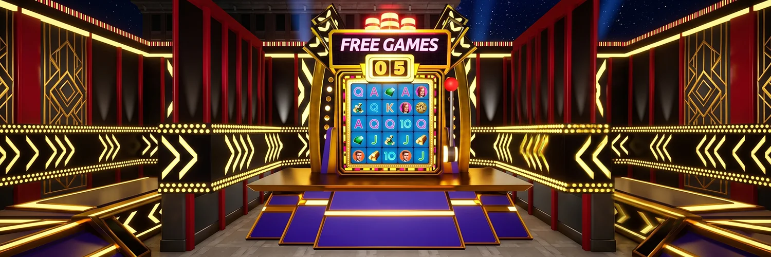 Activation of the Free Spins bonus feature in Everybody’s Jackpot Live