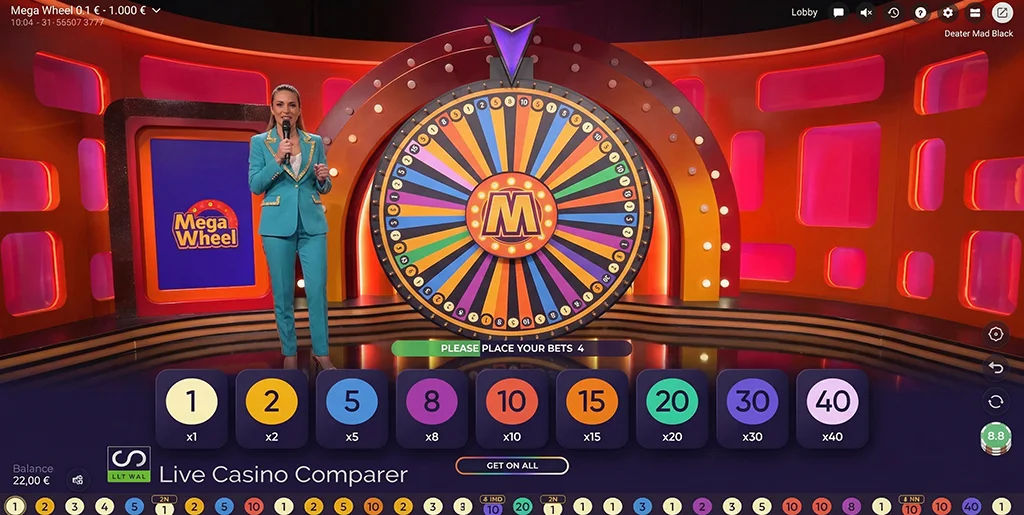 Mega Wheel live