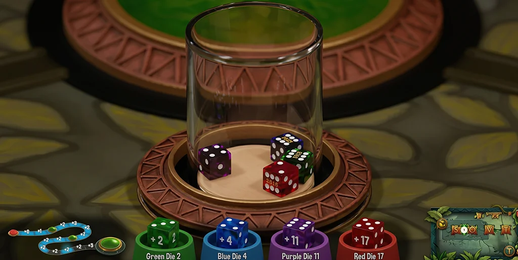 Players advancing through the Path of Jumanji board