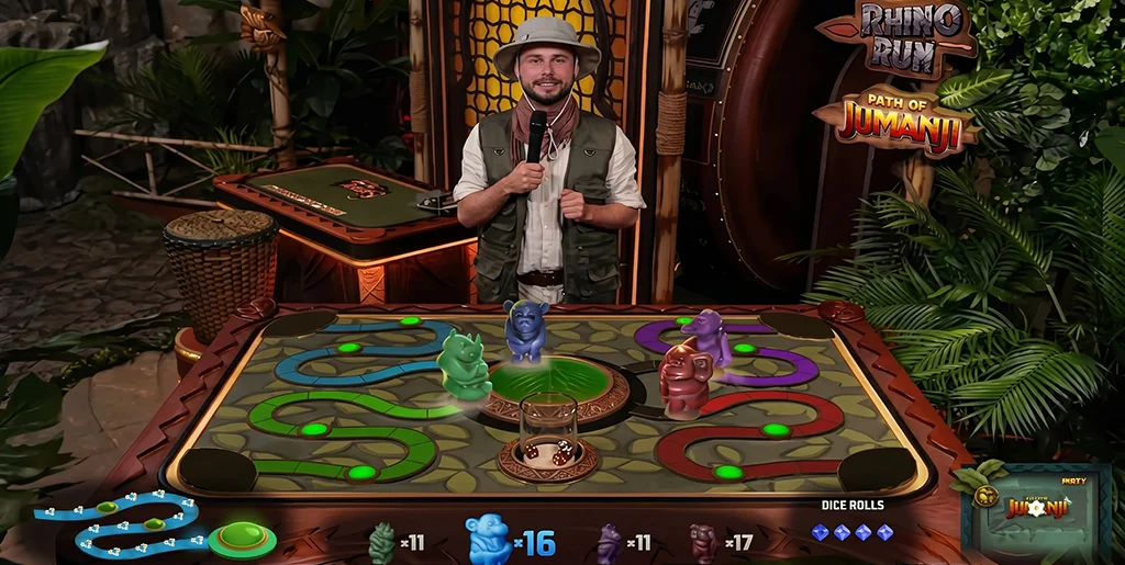 Interactive map navigation in Path of Jumanji bonus