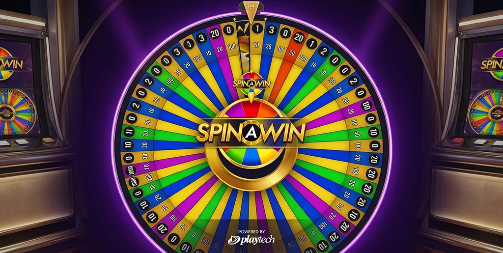 Gameplay footage highlighting the wheel spin and live host interaction