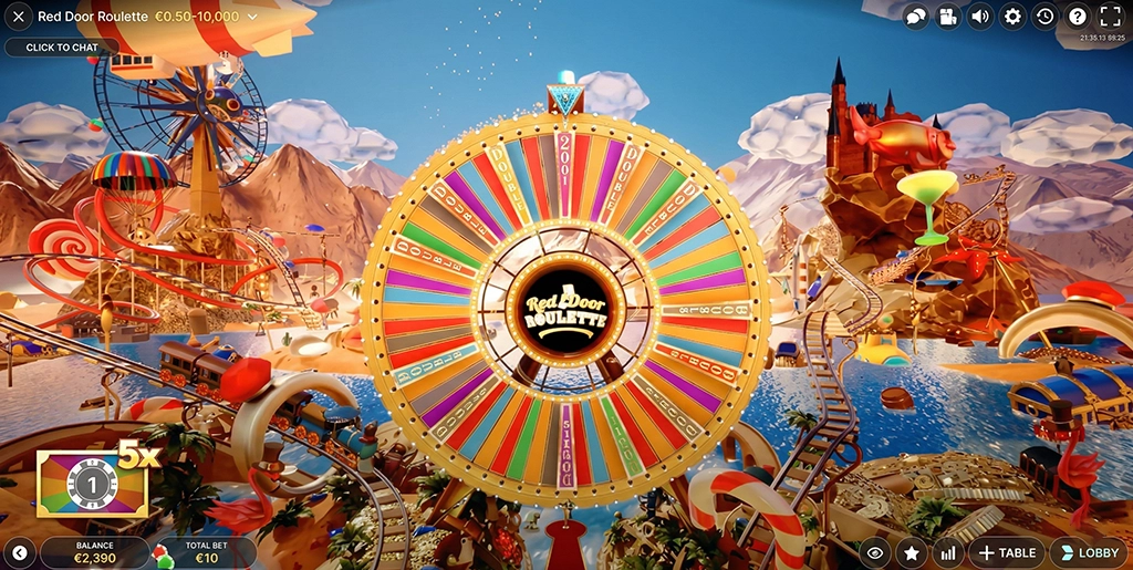 Red Door Roulette Bonus Round