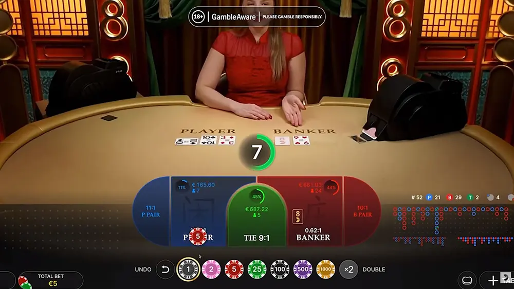 Always 8 Baccarat Betting Time