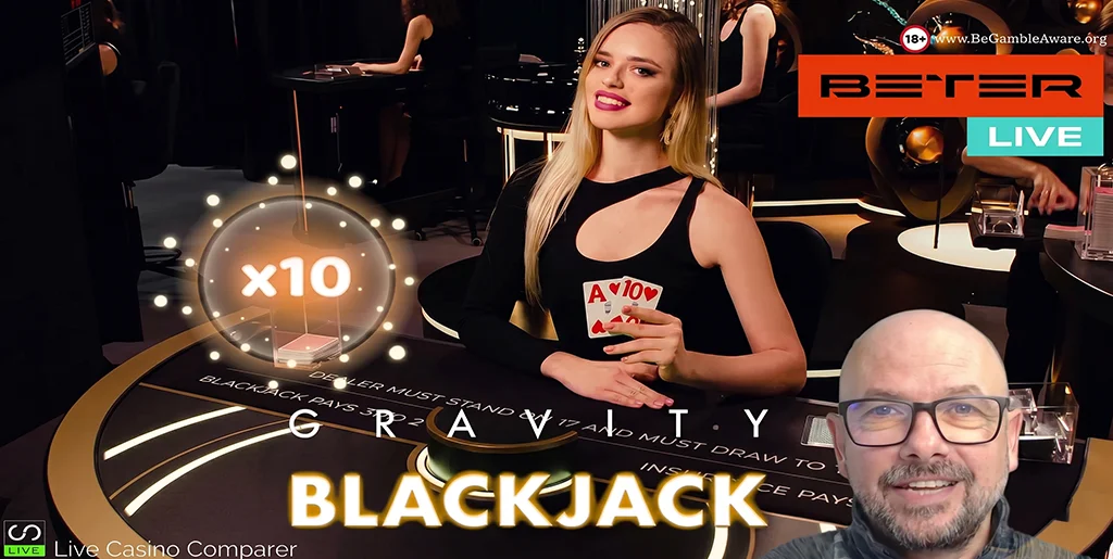 Detailed gameplay footage and feature analysis of Gravity Blackjack