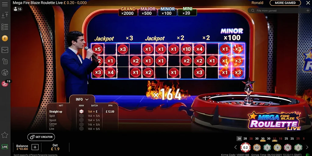 Final stage of the multiplier cascade in the bonus game