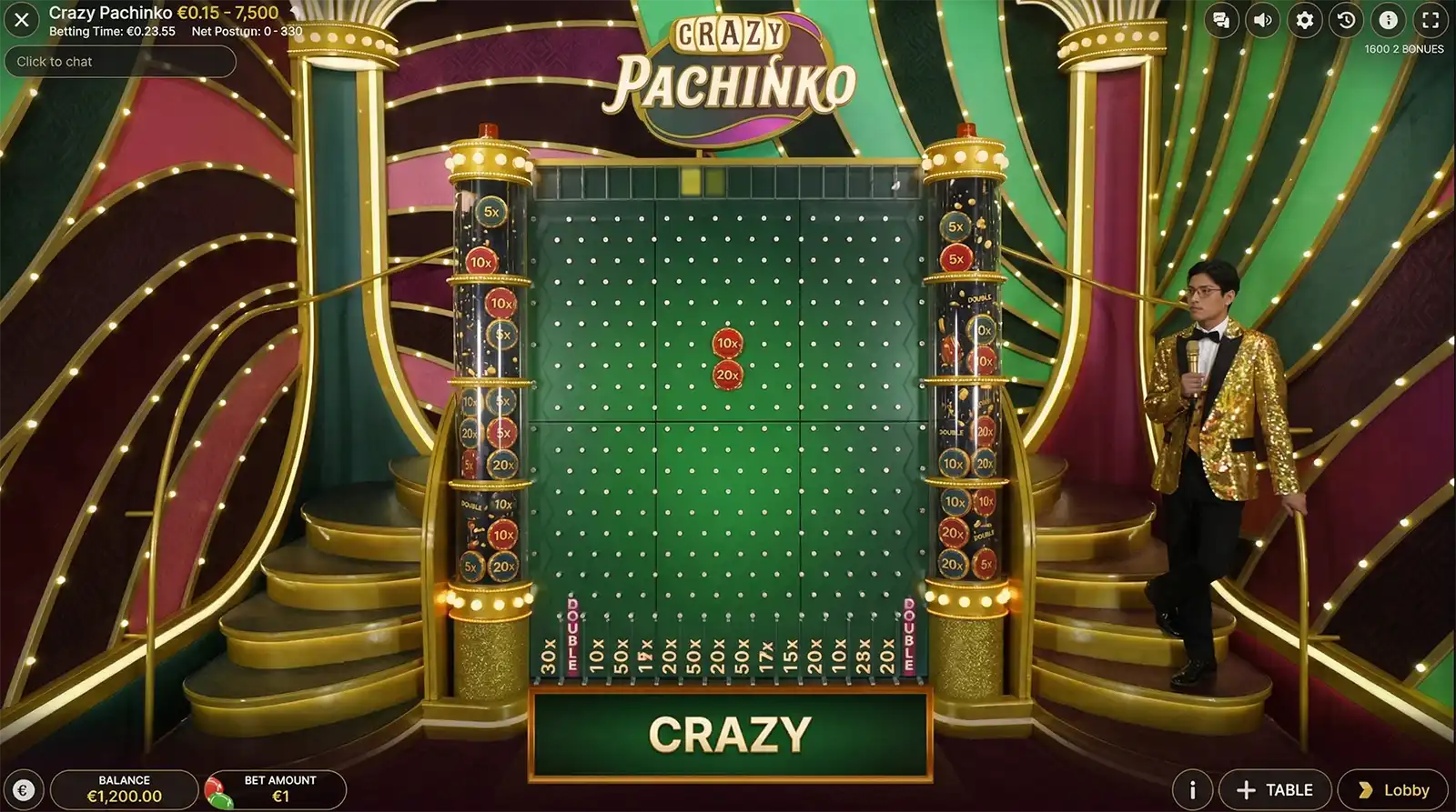 Crazy Pachinko Bonus Round
