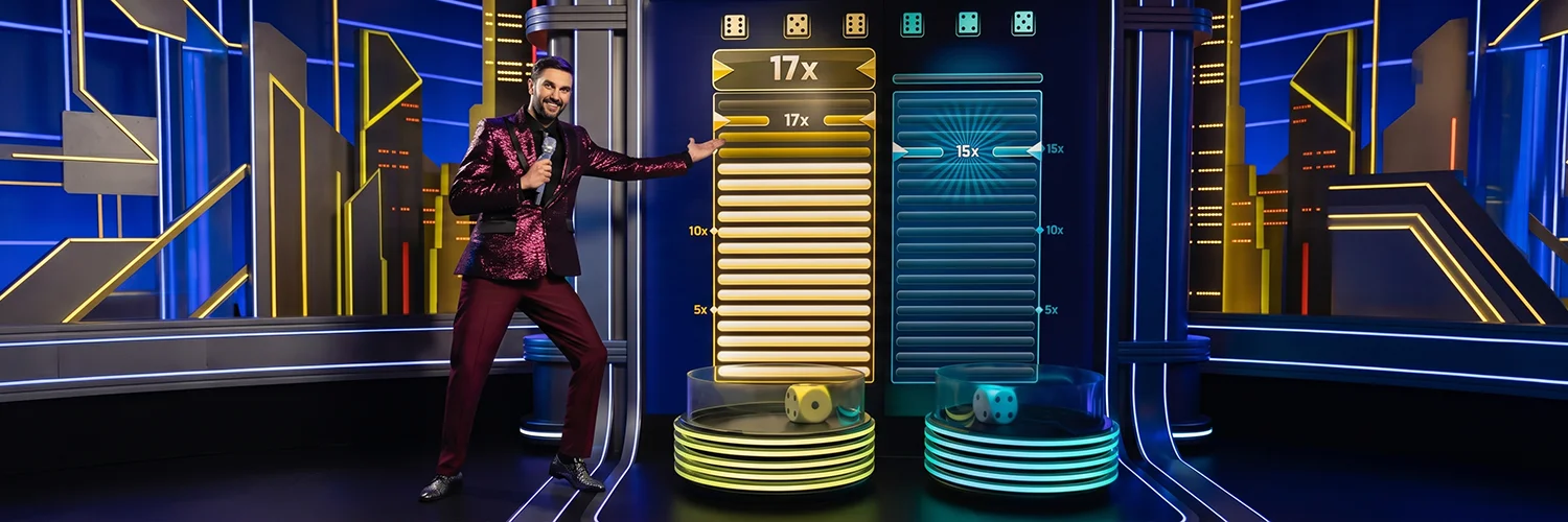 Boom City Dice Battle bonus game mechanics and display