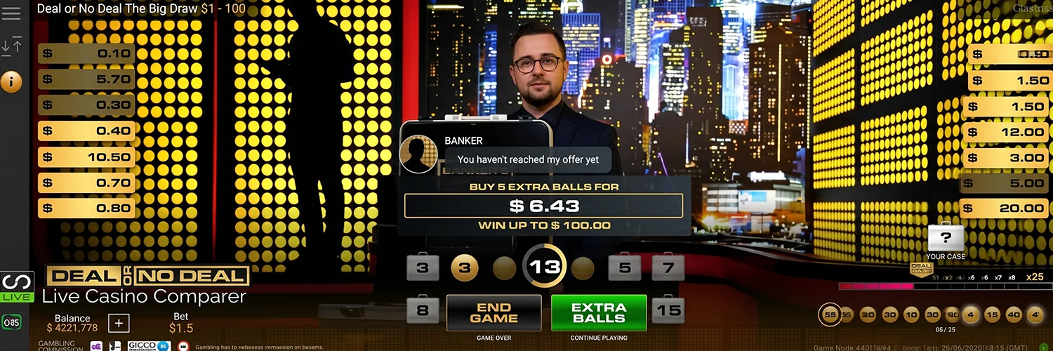Option to buy extra balls for better winning chances