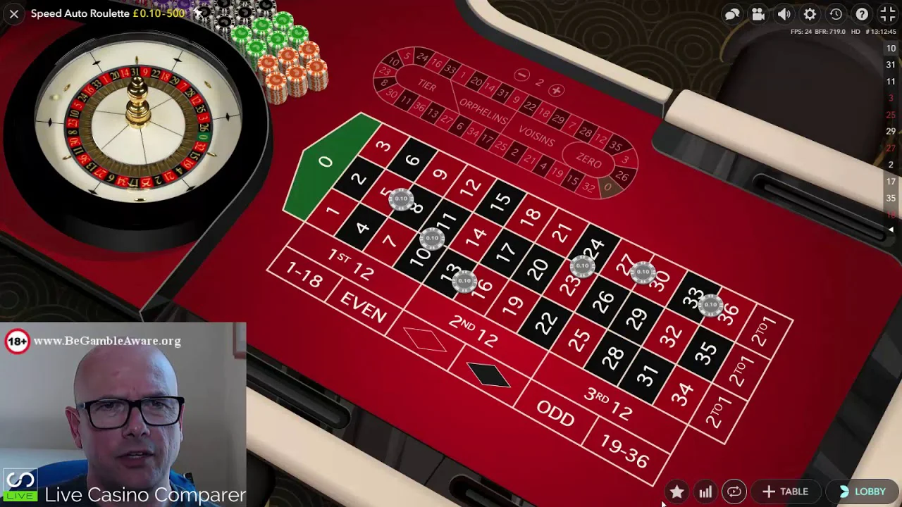 Gameplay demonstration and walkthrough of the Speed Auto Roulette features