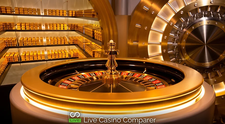 Introduction to the gold bar multiplier mechanics in this Evolution live casino game.