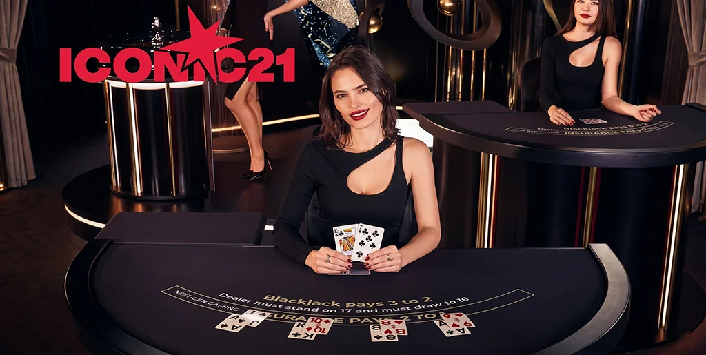 Modern live dealer interface and gaming software by ICONIC21