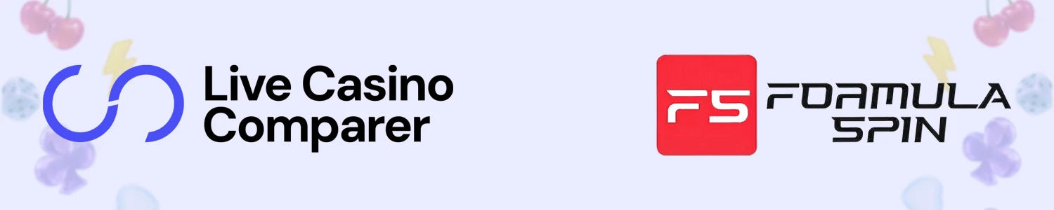 LiveCasinoComparer Formula Spin Banner