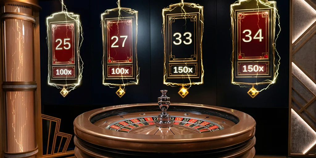 High multiplier live roulette games with 50,000x winning potential